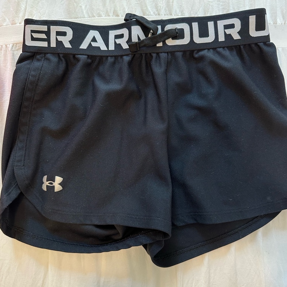 Under armor shorts - girls size medium